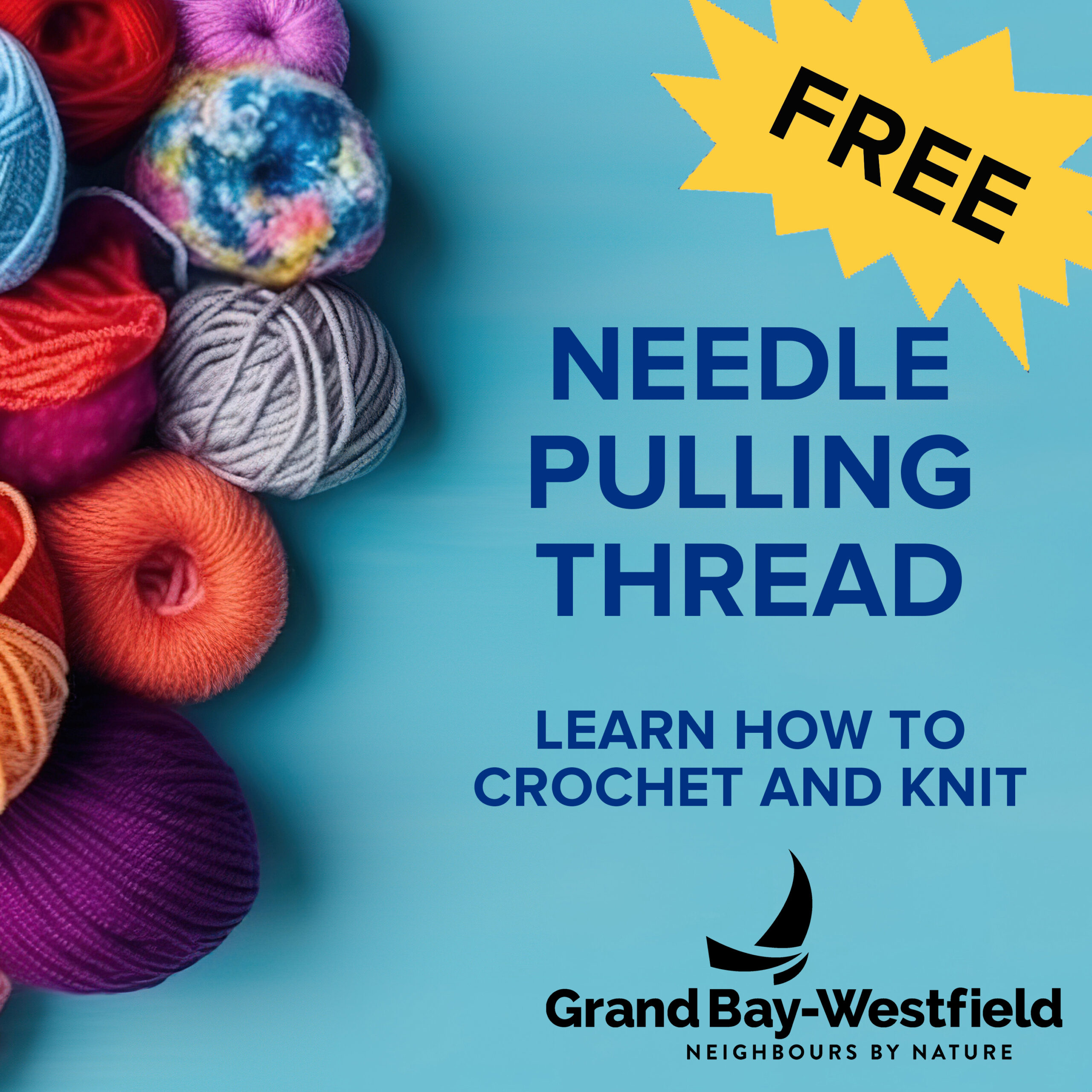 Needle Pulling Thread Learn How to Crochet and Knit (Tuesday, January