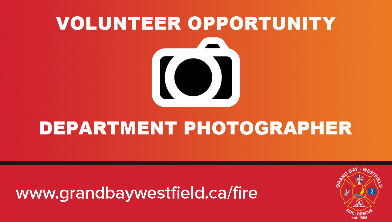 Volunteer Photographer Opportunity: Town of Grand Bay-Westfield Fire ...