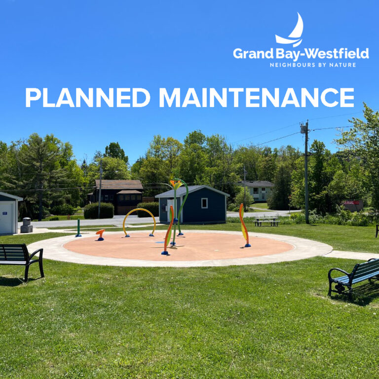 Planned maintenance for splash pad Grand BayWestfield